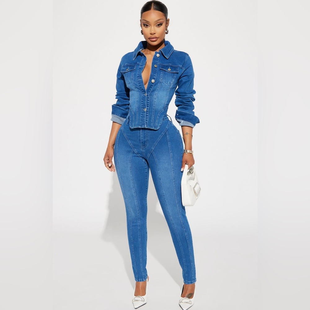 Fashion Nova Maison Denim Set